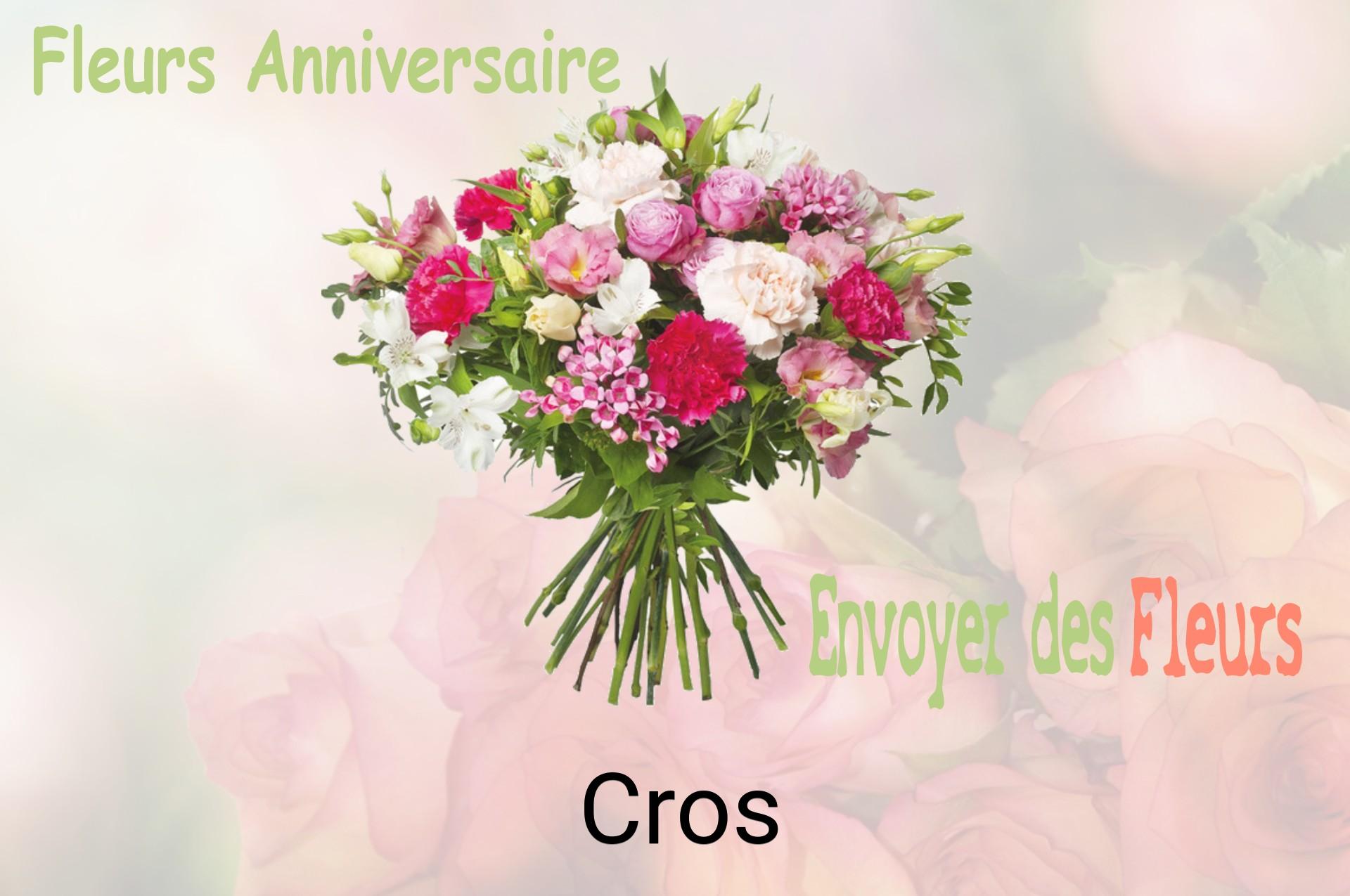 Bouquet de fleurs d’anniversaire livré à Cros
